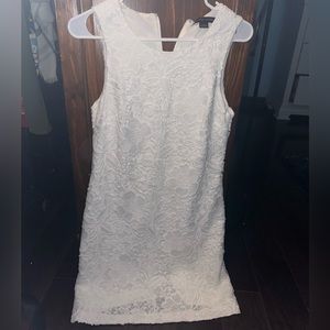 White lace dress